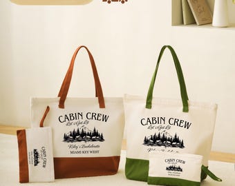 Bolsa personalizada para despedida de soltera: Tripulante de cabina, Novia de campamento, Despedida de soltera