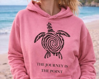 Sudadera con capucha de tortuga marina, sudadera con capucha de vida marina, sudadera con capucha de naturaleza costera, sudadera con capucha gráfica unisex, regalo para amantes de la playa