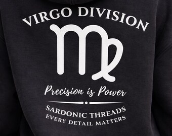 Virgo Zodiac Hoodie: Precision is Power Astrology Sweatshirt