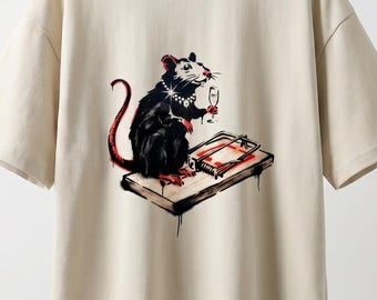 Luxury Trap Graffiti Graphic Relaxed Fit Streetwear T-Shirt
