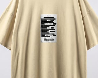 The Revolution Will Be Monetized Redacted Receipt Graphic Streetwear Tee