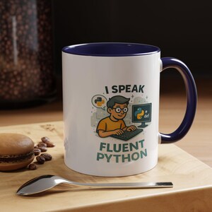 Python Mug | I Speak Fluent Python Coffee Cup | Programmer Gift image 7