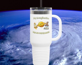 Caneca térmica My Imagination No Patch Note | Copo térmico de 1,2 litros