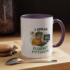 Python Mug | I Speak Fluent Python Coffee Cup | Programmer Gift image 12