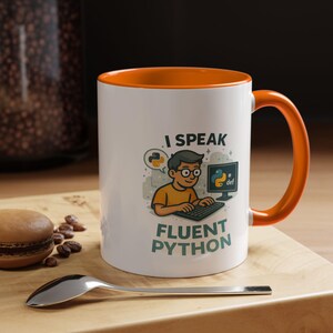 Python Mug | I Speak Fluent Python Coffee Cup | Programmer Gift image 11