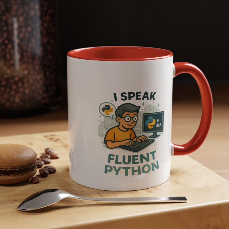 Python Mug | I Speak Fluent Python Coffee Cup | Programmer Gift image 9