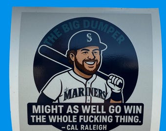 Mariners Cal Raleigh Sticker