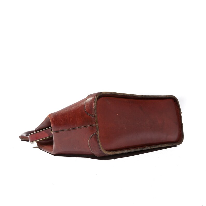 Vintage Etienne Aigner Leather Handbag Purse in Oxblood | Etsy