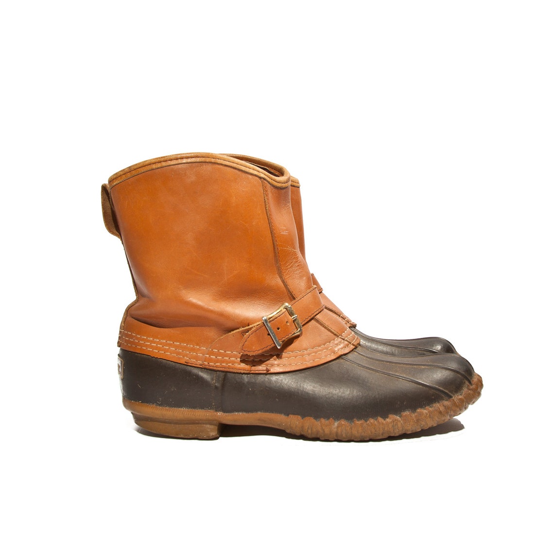 Men's L.L. Bean Lounger Boots Strap and Buckle Bean Boots Etsy