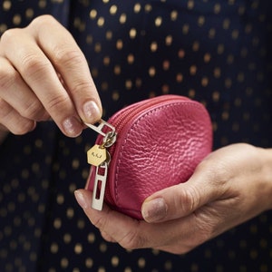 Personalised Double Zip Mini Purse|   | birthday gift | handmade | gift for women