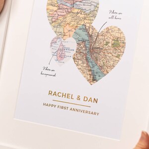 Personalisierte Familienkarte Bild | tolles Geburtstagsgeschenk | handgemacht | perfektes Geschenk für Frauen