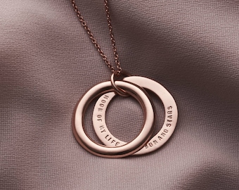 Personalised Secret Circle Necklace | Birthday gift | handmade | gift for women