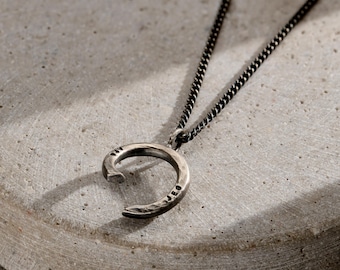 Personalised Men's Open Flow Pendant Necklace