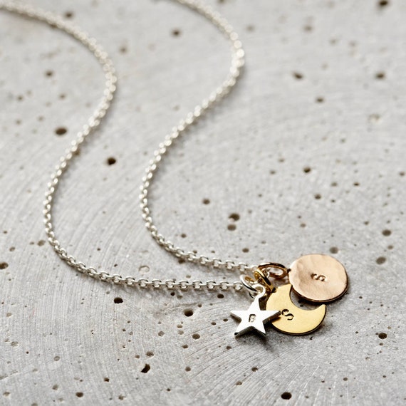 Celestial Sun Moon Star Pendant Necklace Long Gold Tone | Star pendant  necklace, Long pendant necklace, Gold long necklace
