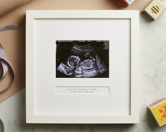 Personalisierter Rahmen „Mein erster Scan“ | Neues Baby-Geschenk | Erstes Muttertagsgeschenk | Baby-Ankündigung