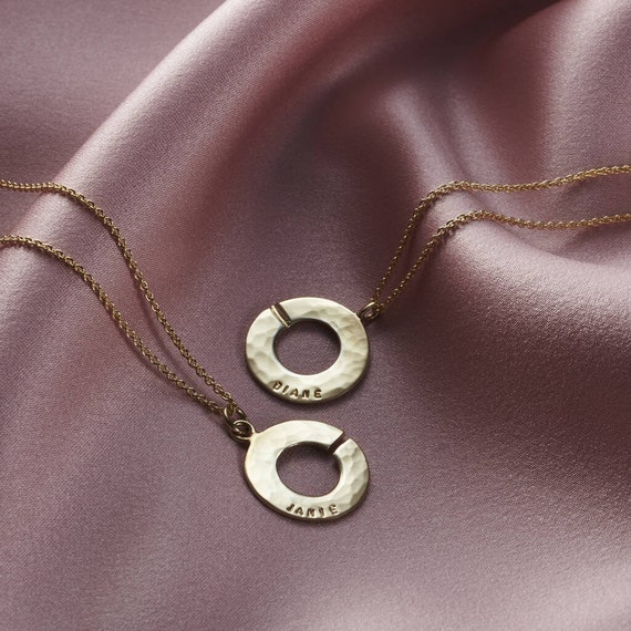 Family Circle - Crystal Charm | Sterling Silver Personalised Pendant |  Swarovski Crystal - Precious Imprints