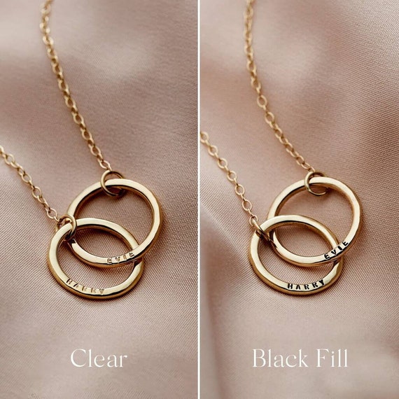 Personalised moon necklace hotsell