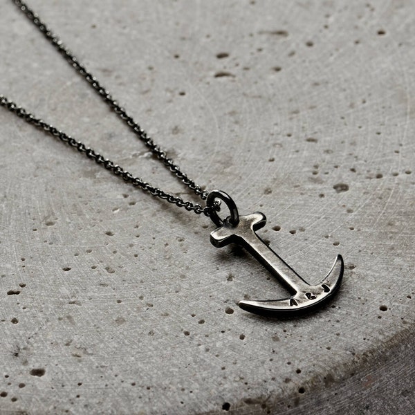 Personalised Men’s Anchor Necklace | birthday gift | handmade | gift for men | mens necklace