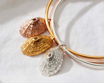 Limpet Shell Charm Bangle | birthday gift | handmade | gift for women