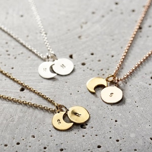Personalised Sun & Moon Necklace | birthday gift | handmade | gift for women