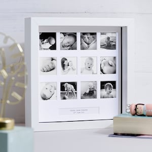 Personalised My First Year Square Photo Frame