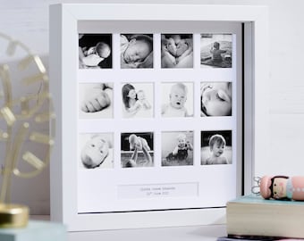 Personalised My First Year Square Photo Frame