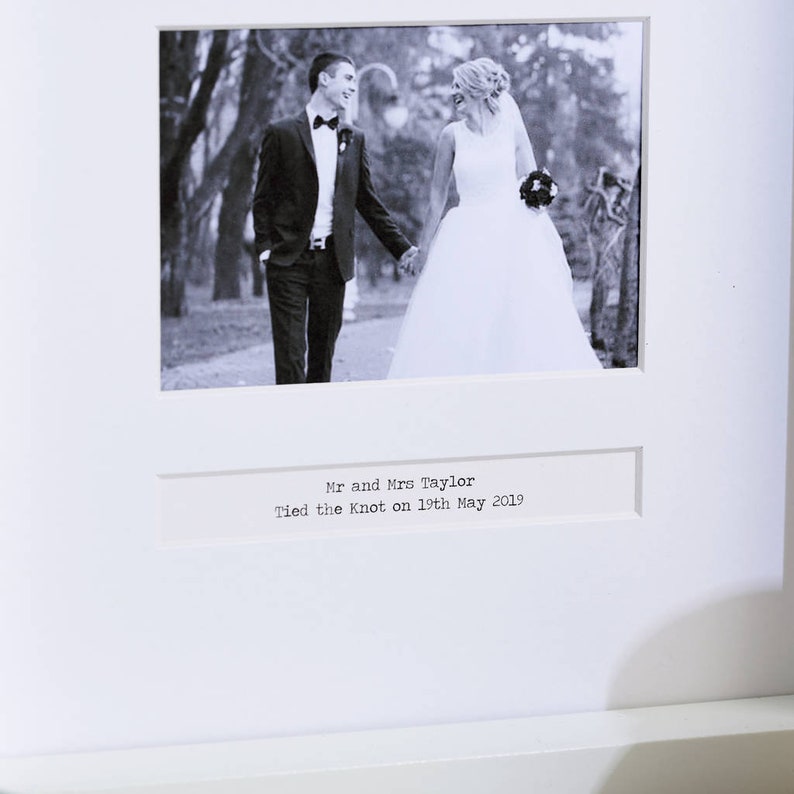 Personalised Wedding Day Frame birthday gift handmade gift for women image 3