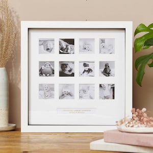 Personalised My First Year Square Photo Frame