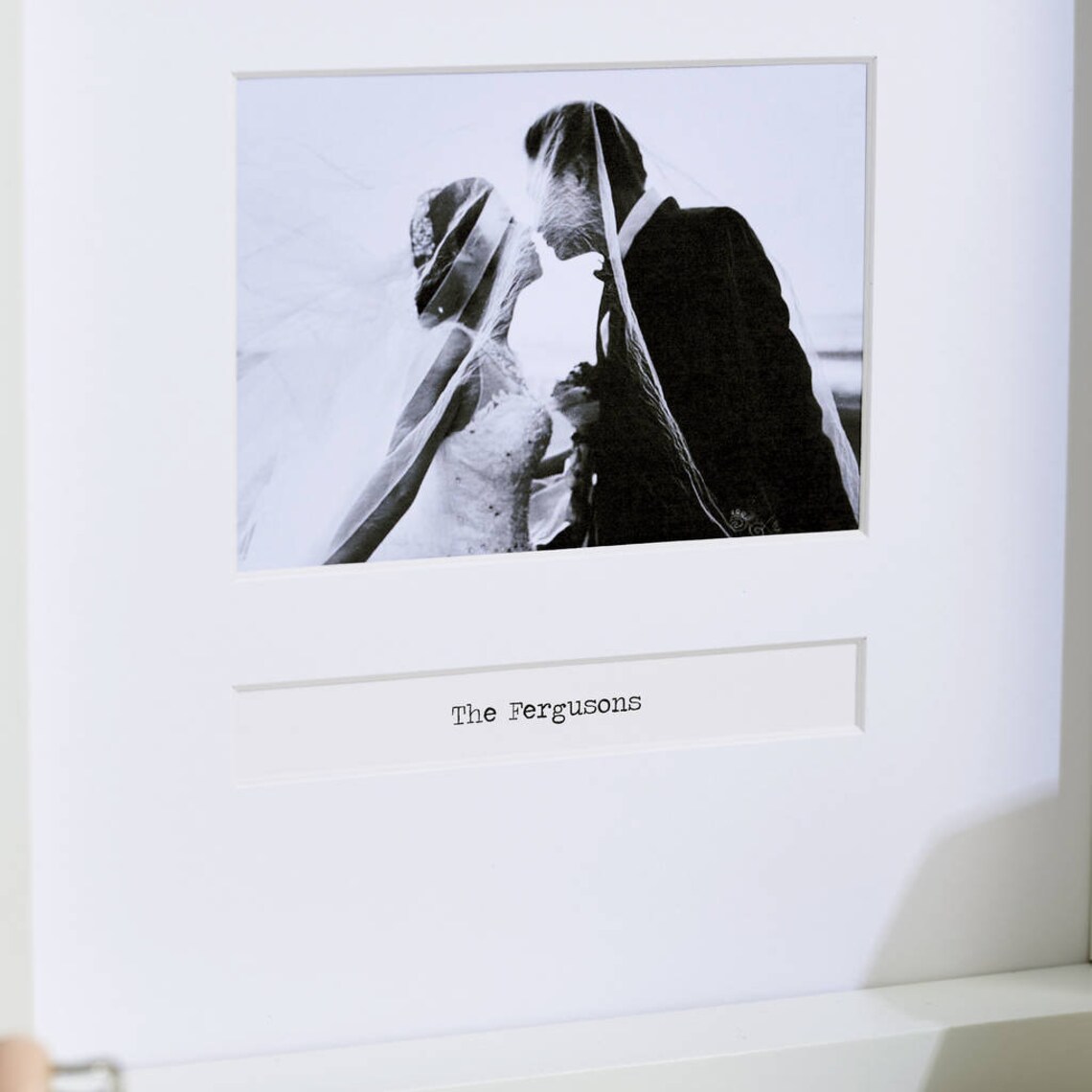 Personalised Wedding Day Photo Frame – SpokenGifts – Thank You Present For Couples