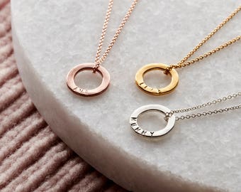 Gepersonaliseerde Wabi-Sabi mini-bericht ketting | verjaardagscadeau | handgemaakt | cadeau voor vrouwen | Sterling zilveren naamketting | Bruidsmeisje cadeau