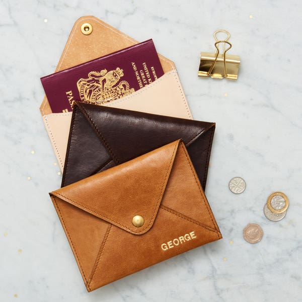 Personalised Genuine Leather Passport Holder | Travel Gift | Mr & Mrs Honeymoon passport cover | birthday gift | handmade | gift for women