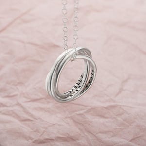 Personalised Secret Russian Ring Necklace   | birthday gift | handmade | gift for women