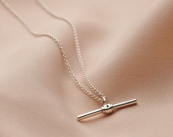 Personalised Albert T Bar Necklace | birthday gift | handmade | gift for women