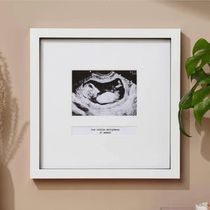 Personalised My First Scan Frame | ultrasound Frame | Baby Announcement gift