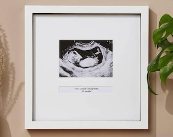 Personalisierter Mein erster Scan-Rahmen | Ultraschall-Rahmen | Baby-Ankündigungsgeschenk