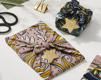 Reusable Furoshiki Multi Purpose Fabric Gift Wrap