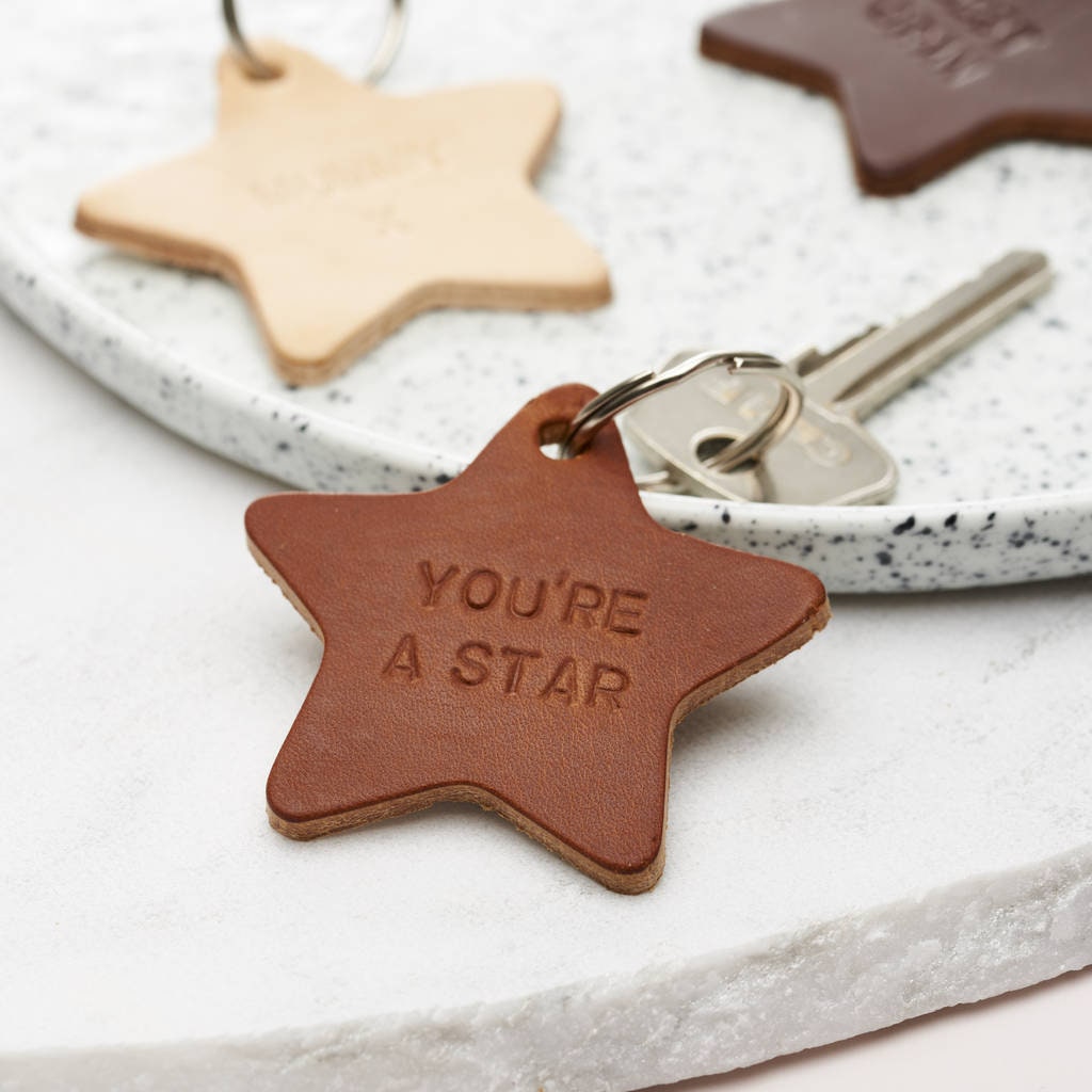 Personalised Mini Leather Keyring Purse By Posh Totty Designs
