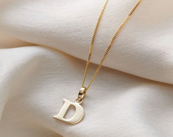 9ct Gold Letter Charm Necklace