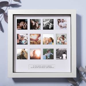 Personalized Anniversary Photo Frame: Handmade Couple Gift