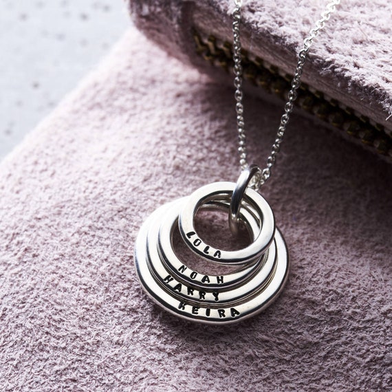 Personalised family name necklace new arrivals
