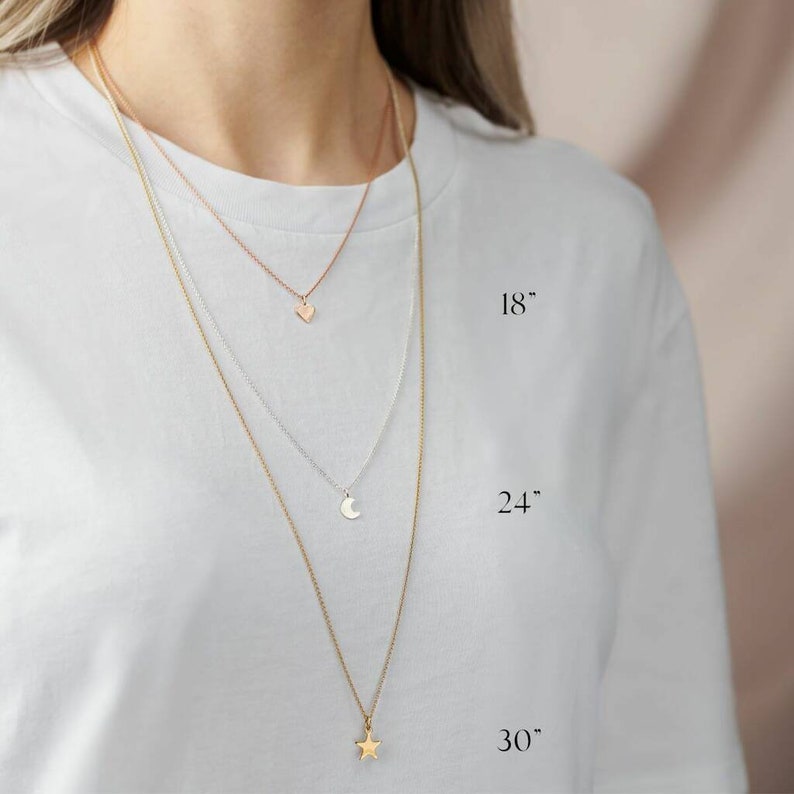 Kleine gepersonaliseerde open bladketting Sieradencadeau voor haar Kerst sieraden afbeelding 8