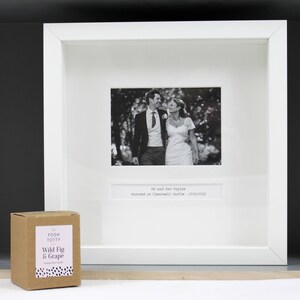 Personalised Wedding Day Frame birthday gift handmade gift for women image 6