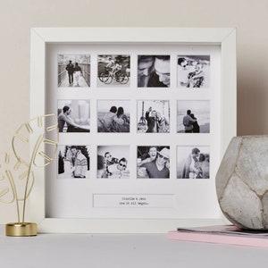 Personalised 'Our Anniversary' Photo Frame  |  handmade | gift for couple