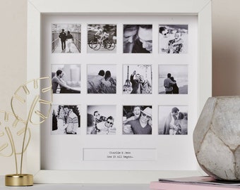 Personalised 'Our Anniversary' Photo Frame  |  handmade | gift for couple