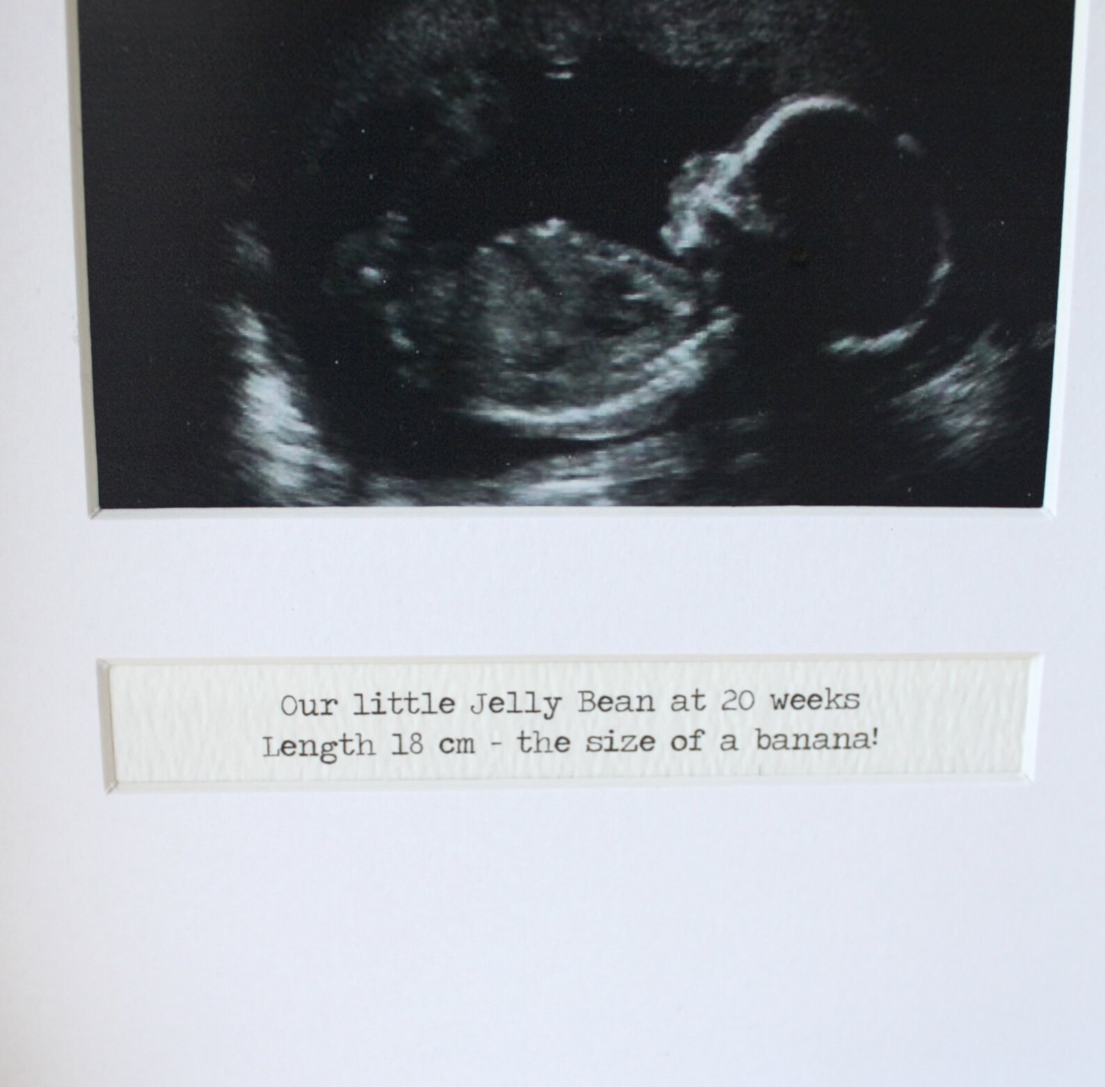 Personalised My First Scan Frame Ultrasound Frame Baby Announcement ...