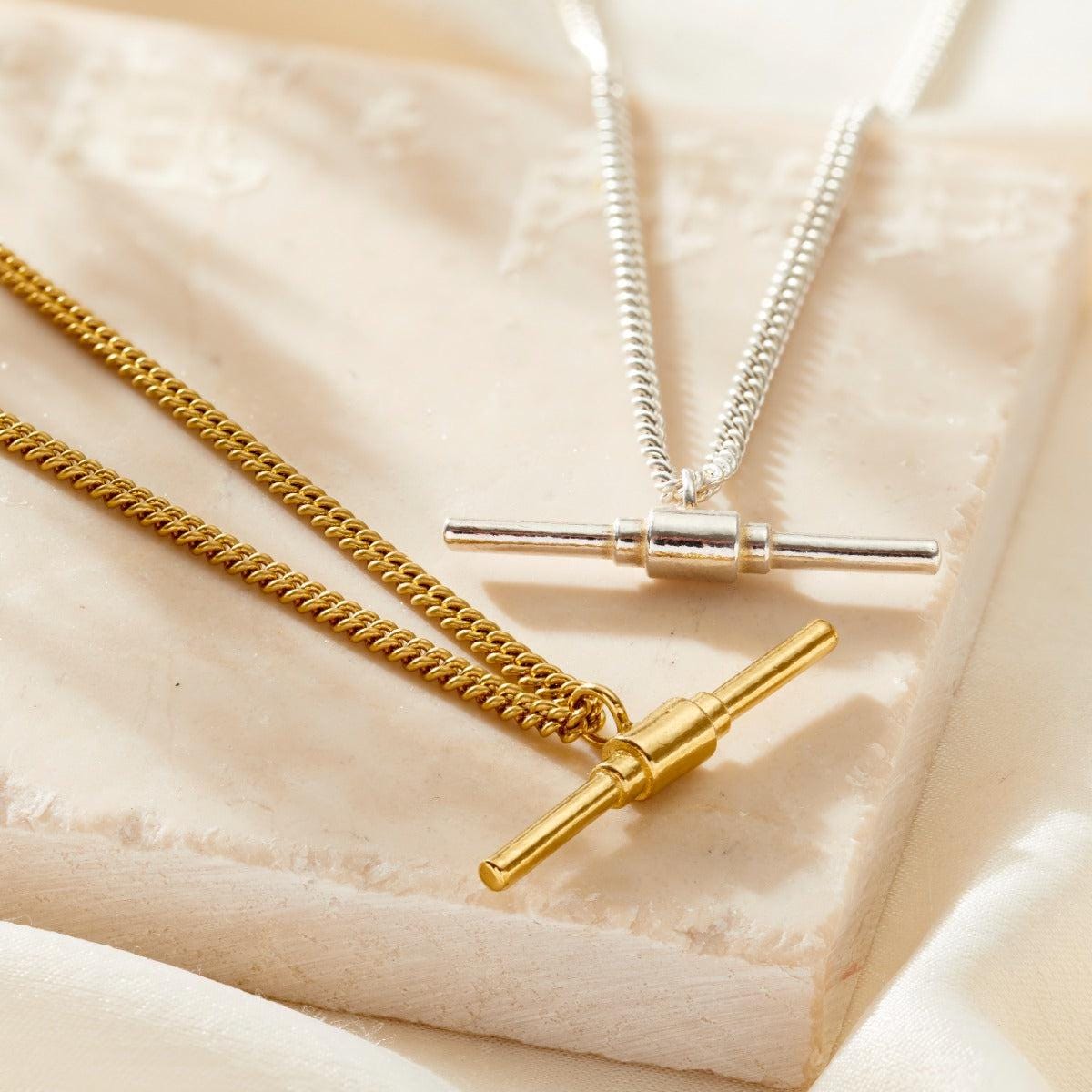 Collana donna in argento 925. Cod: Mac128c T-bar