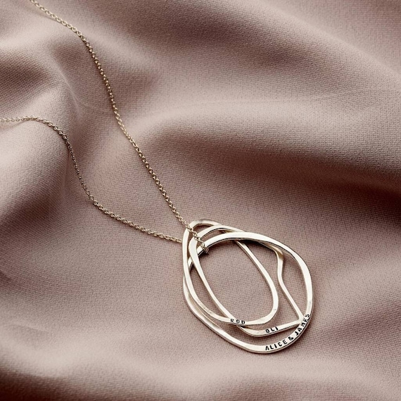 Personalised Russian Ring Necklace By Posh Totty Designs |  notonthehighstreet.com