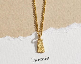Personalised Pet Cat Dinky Charm Necklace