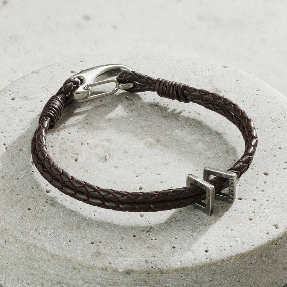 Silver square hotsell charm bracelet