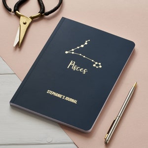 Personalised Star Sign Constellation Notebook image 10